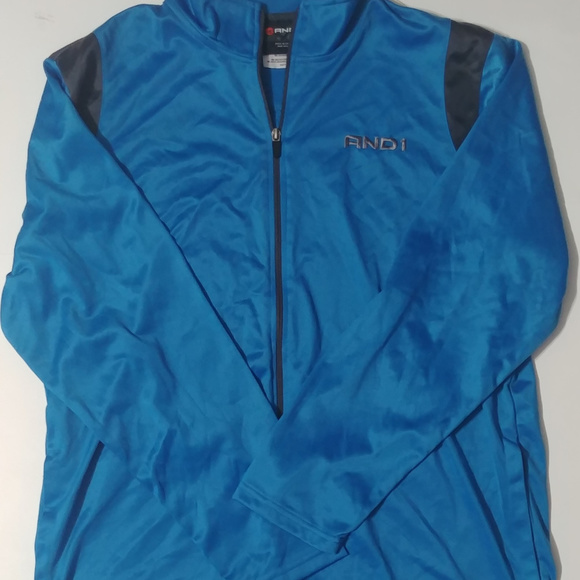 And1 Blue basketball Jacket XL - Picture 1 of 3